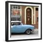 Cuba Fuerte Collection SQ - Blue Classic Car in Havana-Philippe Hugonnard-Framed Photographic Print