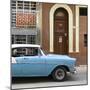 Cuba Fuerte Collection SQ - Blue Classic Car in Havana-Philippe Hugonnard-Mounted Photographic Print