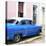 Cuba Fuerte Collection SQ - Blue Cuban Taxi-Philippe Hugonnard-Stretched Canvas