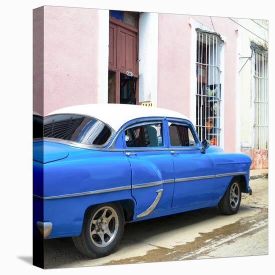 Cuba Fuerte Collection SQ - Blue Cuban Taxi-Philippe Hugonnard-Stretched Canvas