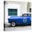 Cuba Fuerte Collection SQ - Blue Pontiac 1953 Original Classic Car-Philippe Hugonnard-Stretched Canvas