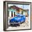 Cuba Fuerte Collection SQ - Blue Taxi in Trinidad-Philippe Hugonnard-Framed Photographic Print