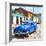 Cuba Fuerte Collection SQ - Blue Taxi in Trinidad-Philippe Hugonnard-Framed Photographic Print