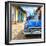 Cuba Fuerte Collection SQ - Blue Taxi in Trinidad-Philippe Hugonnard-Framed Photographic Print