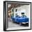 Cuba Fuerte Collection SQ - Blue Taxi Pontiac 1953-Philippe Hugonnard-Framed Photographic Print