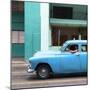 Cuba Fuerte Collection SQ - Blue Taxi-Philippe Hugonnard-Mounted Photographic Print