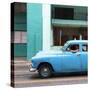 Cuba Fuerte Collection SQ - Blue Taxi-Philippe Hugonnard-Stretched Canvas