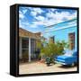 Cuba Fuerte Collection SQ - Blue Trinidad-Philippe Hugonnard-Framed Stretched Canvas