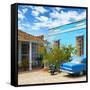 Cuba Fuerte Collection SQ - Blue Trinidad-Philippe Hugonnard-Framed Stretched Canvas