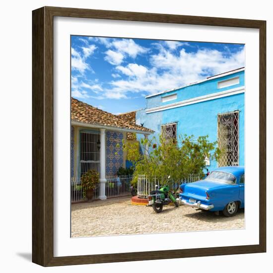 Cuba Fuerte Collection SQ - Blue Trinidad-Philippe Hugonnard-Framed Photographic Print