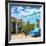 Cuba Fuerte Collection SQ - Blue Trinidad-Philippe Hugonnard-Framed Photographic Print