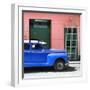 Cuba Fuerte Collection SQ - Blue Vintage Car-Philippe Hugonnard-Framed Photographic Print