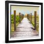 Cuba Fuerte Collection SQ - Boardwalk on the Beach at Sunset-Philippe Hugonnard-Framed Photographic Print