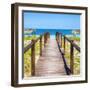 Cuba Fuerte Collection SQ - Boardwalk on the Beach III-Philippe Hugonnard-Framed Photographic Print