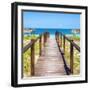 Cuba Fuerte Collection SQ - Boardwalk on the Beach III-Philippe Hugonnard-Framed Photographic Print