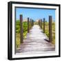 Cuba Fuerte Collection SQ - Boardwalk on the Beach-Philippe Hugonnard-Framed Photographic Print