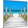 Cuba Fuerte Collection SQ - Boardwalk on the Beach-Philippe Hugonnard-Mounted Photographic Print