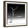 Cuba Fuerte Collection SQ BW - Alone on the White Sandy Beach-Philippe Hugonnard-Framed Photographic Print