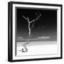 Cuba Fuerte Collection SQ BW - Alone on the White Sandy Beach-Philippe Hugonnard-Framed Photographic Print