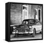 Cuba Fuerte Collection SQ BW - American Classic Car II-Philippe Hugonnard-Framed Stretched Canvas