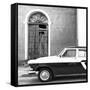 Cuba Fuerte Collection SQ BW - American Classic Car II-Philippe Hugonnard-Framed Stretched Canvas