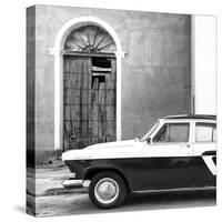 Cuba Fuerte Collection SQ BW - American Classic Car II-Philippe Hugonnard-Stretched Canvas