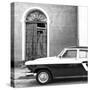 Cuba Fuerte Collection SQ BW - American Classic Car II-Philippe Hugonnard-Stretched Canvas