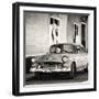 Cuba Fuerte Collection SQ BW - American Classic Car-Philippe Hugonnard-Framed Photographic Print