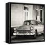 Cuba Fuerte Collection SQ BW - American Classic Car-Philippe Hugonnard-Framed Stretched Canvas