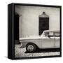 Cuba Fuerte Collection SQ BW - American Classic Car-Philippe Hugonnard-Framed Stretched Canvas