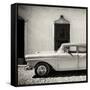 Cuba Fuerte Collection SQ BW - American Classic Car-Philippe Hugonnard-Framed Stretched Canvas