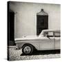 Cuba Fuerte Collection SQ BW - American Classic Car-Philippe Hugonnard-Stretched Canvas