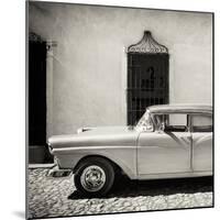 Cuba Fuerte Collection SQ BW - American Classic Car-Philippe Hugonnard-Mounted Photographic Print