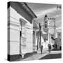 Cuba Fuerte Collection SQ BW - Architecture Trinidad-Philippe Hugonnard-Stretched Canvas