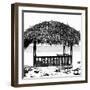 Cuba Fuerte Collection SQ BW - Beach Hut-Philippe Hugonnard-Framed Photographic Print