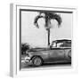 Cuba Fuerte Collection SQ BW - Beautiful Retro Black Car-Philippe Hugonnard-Framed Photographic Print