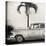 Cuba Fuerte Collection SQ BW - Beautiful Retro Car-Philippe Hugonnard-Stretched Canvas