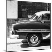 Cuba Fuerte Collection SQ BW - Bel Air Classic Car-Philippe Hugonnard-Mounted Photographic Print