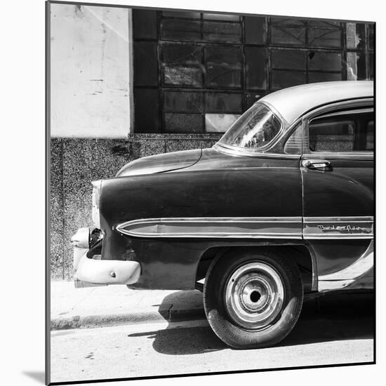 Cuba Fuerte Collection SQ BW - Bel Air Classic Car-Philippe Hugonnard-Mounted Photographic Print