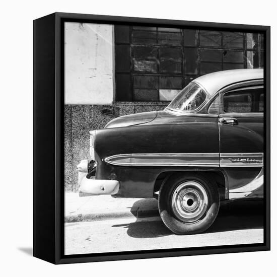 Cuba Fuerte Collection SQ BW - Bel Air Classic Car-Philippe Hugonnard-Framed Stretched Canvas