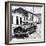 Cuba Fuerte Collection SQ BW - Black Taxi in Trinidad-Philippe Hugonnard-Framed Photographic Print