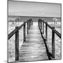 Cuba Fuerte Collection SQ BW - Boardwalk on the Beach III-Philippe Hugonnard-Mounted Photographic Print