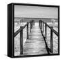 Cuba Fuerte Collection SQ BW - Boardwalk on the Beach III-Philippe Hugonnard-Framed Stretched Canvas