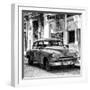 Cuba Fuerte Collection SQ BW - Chevrolet of Havana-Philippe Hugonnard-Framed Photographic Print