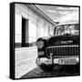 Cuba Fuerte Collection SQ BW - Classic Car 1955 Chevy-Philippe Hugonnard-Framed Stretched Canvas