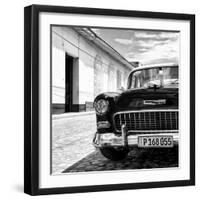 Cuba Fuerte Collection SQ BW - Classic Car 1955 Chevy-Philippe Hugonnard-Framed Photographic Print