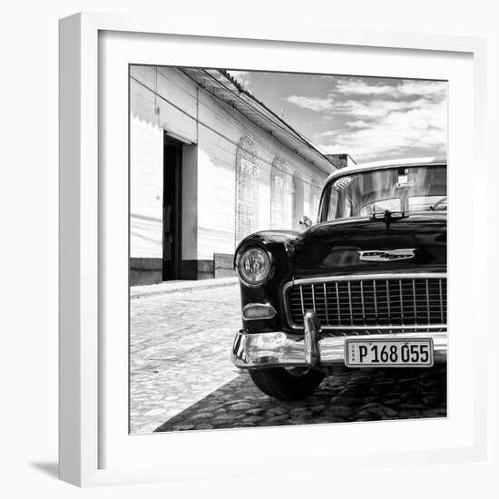 Cuba Fuerte Collection SQ BW - Classic Car 1955 Chevy-Philippe Hugonnard-Framed Photographic Print