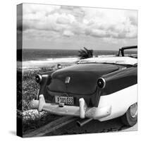 Cuba Fuerte Collection SQ BW - Classic Car Cabriolet-Philippe Hugonnard-Stretched Canvas