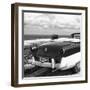 Cuba Fuerte Collection SQ BW - Classic Car Cabriolet-Philippe Hugonnard-Framed Photographic Print