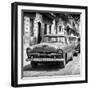 Cuba Fuerte Collection SQ BW - Classic Car in Havana II-Philippe Hugonnard-Framed Photographic Print